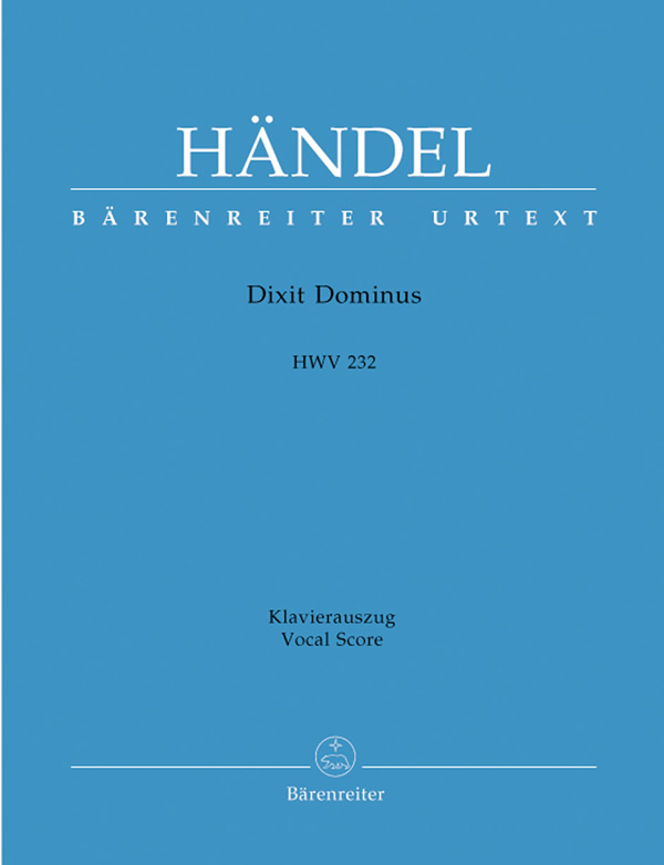 Georg Friedrich Händel: Dixit Dominus HWV 232 Psalm 109 (SATB, piano)