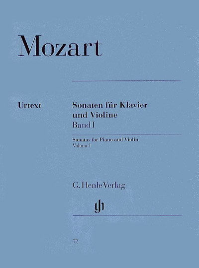 W.A. Mozart: Violin Sonatas - Volume 1