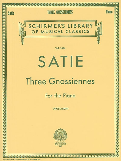 Erik Satie: Three Gnossiennes For The Piano