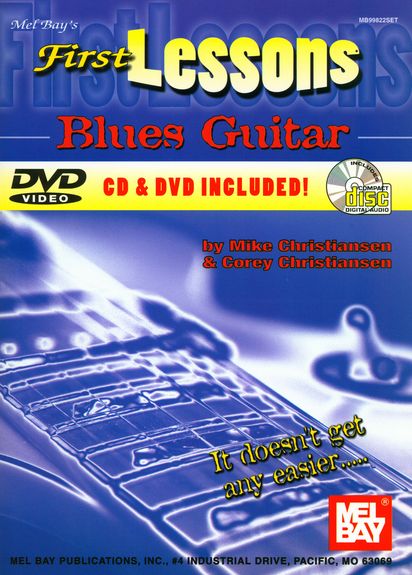 First Lessons Blues Guitar (Bok, CD & DVD)