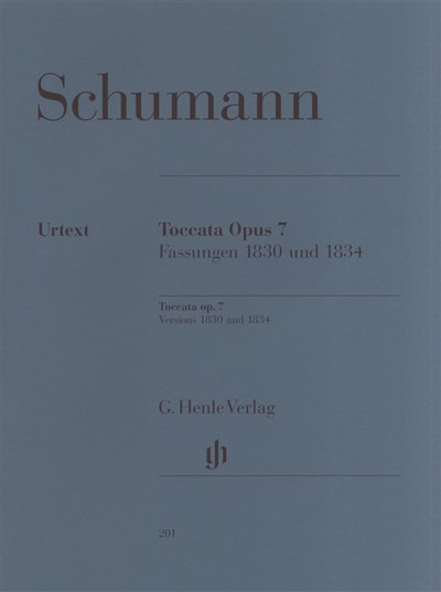 Robert Schumann: Toccata Op.7 - Versions 1830 And 1834