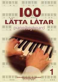 100 lätta låtar piano/keyboard - Del 1