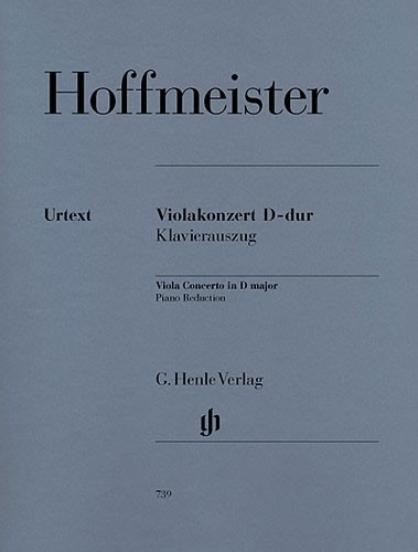 Franz Anton Hoffmeister: Viola Concerto In D (Violin och Piano)