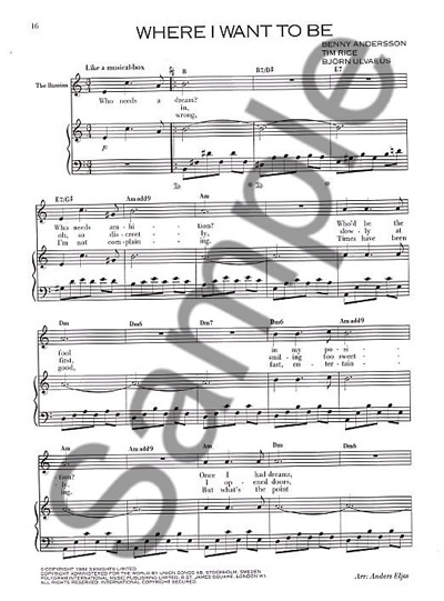 Chess - Vocal Selections