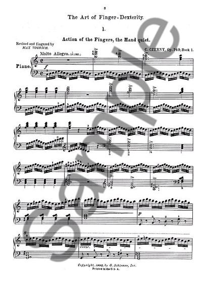 Carl Czerny: The Art Of Finger Dexterity Op.740 (Complete)