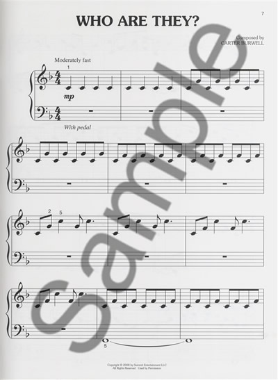Carter Burwell: Twilight - The Score (Stora noter för piano)