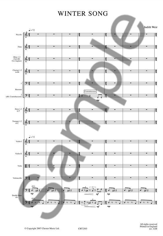 Judith Weir: Winter Song