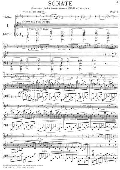 Johannes Brahms: Sonatas for Violin and Piano