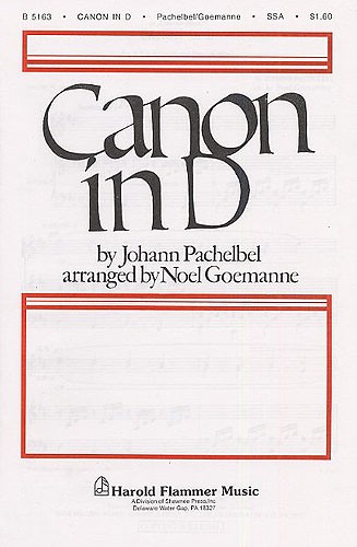Johann Pachelbel: Canon In D (SSAA)