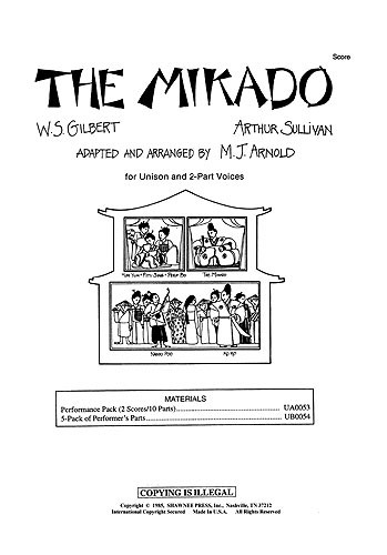 Gilbert And Sullivan: The Mikado (Arr M.J. Arnold) - Score