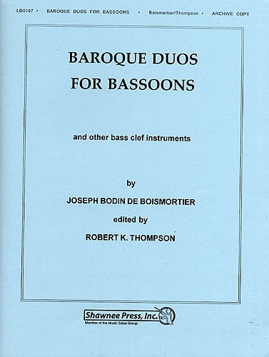 Joseph Bodin de Boismortier: Baroque Duos For Bassoons