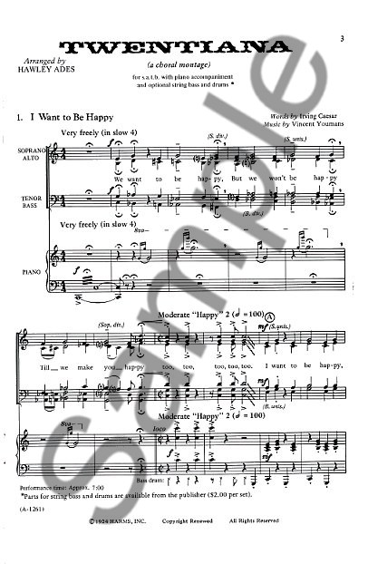 Twentiana - A Choral Montage