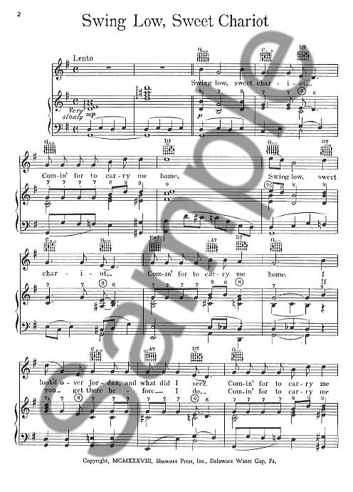 Your Favorite Spirituals - Volume 1 (Voice/ Piano)