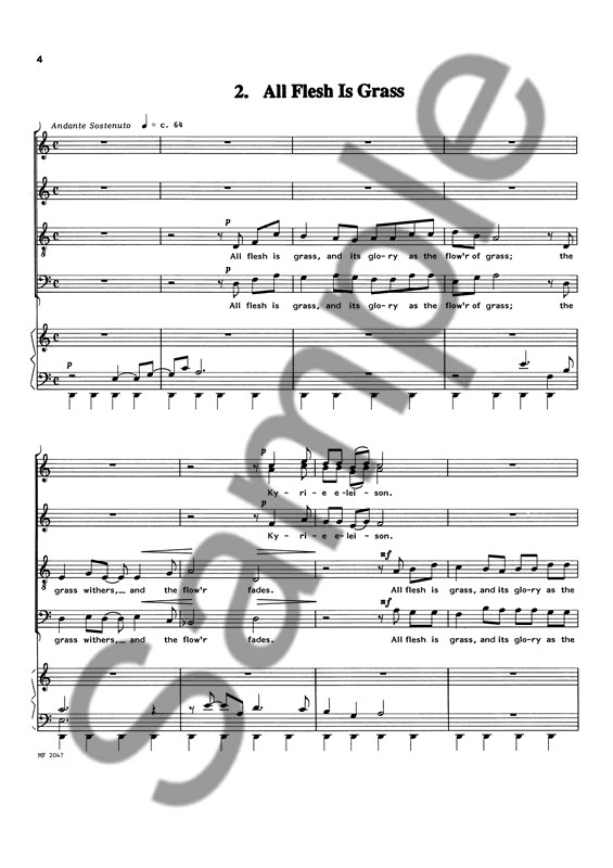 Rene Clausen: New Creation (Vocal Score)
