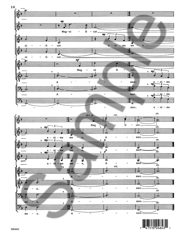 René Clausen: Magnificat - SSAATTBB