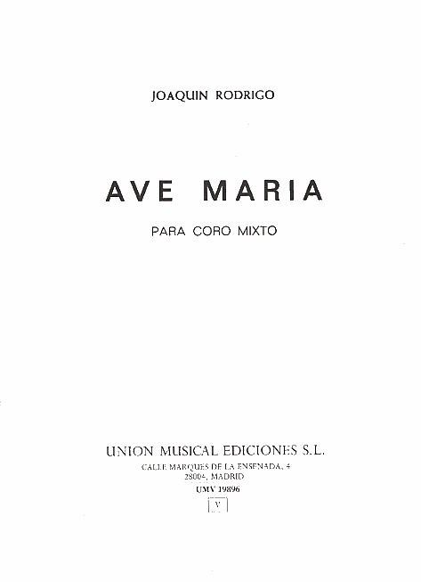 Joaquin Rodrigo: Ave Maria