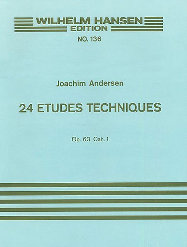 Joachim Andersen: 24 Etudes Techniques For Flute Op.63 Book 1 (1-12)