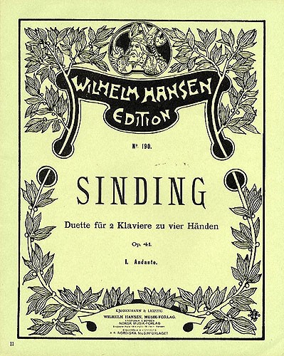 Christian Sinding: Andante Op.41 No.1