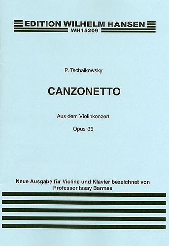 Tchaikovsky: Canzonetta From Violin Concerto In D Op.35