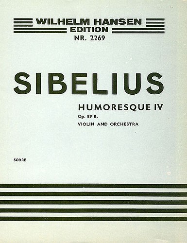 Jean Sibelius: Humoresque IV Op.89b (Score)