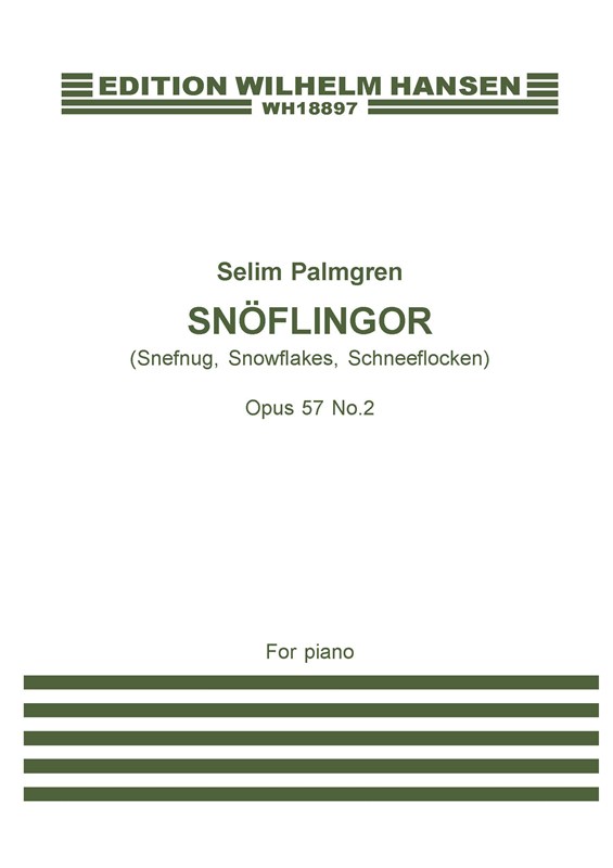 Selim Palmgren: Snowflakes Op.57, No.2 (piano)