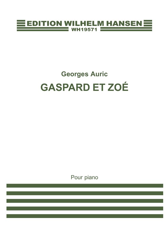 Georges Auric: Gaspard Et Zo (Piano)