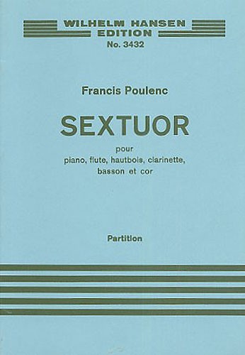 Francis Poulenc: Sextuor (Miniature Score)