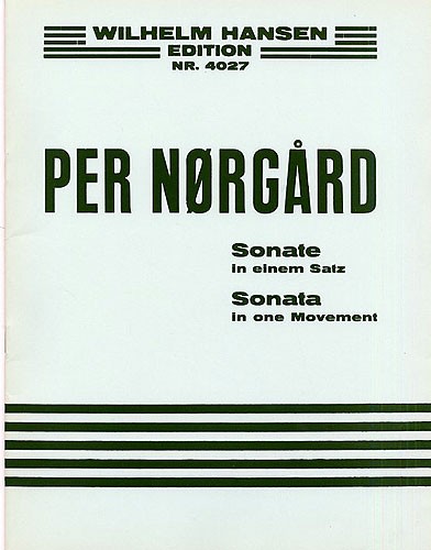 Per Nørgård: Sonata In One Movement For Piano Op.6