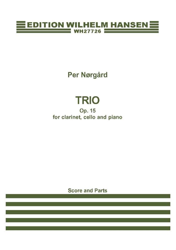 Per Nrgrd: Trio Op.15 (Score And Parts)