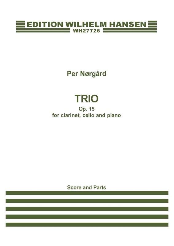 Per Nørgård: Trio Op.15 (Score And Parts)