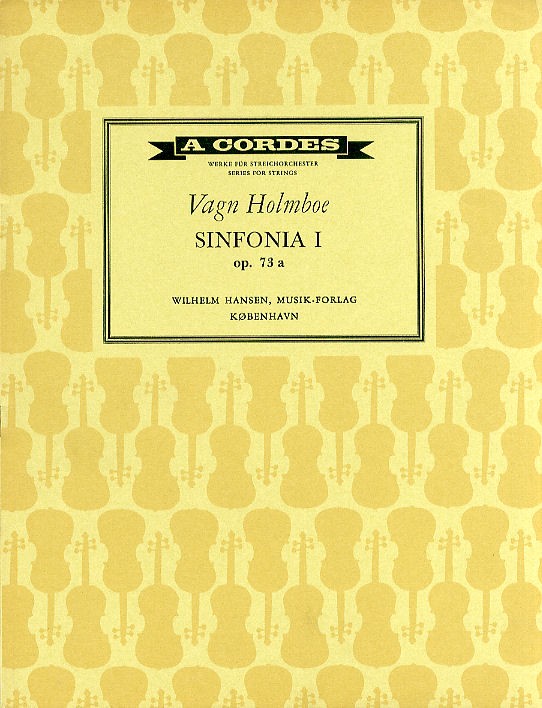 Vagn Holmboe: Sinfonia No.1 For Strings (Study Score)