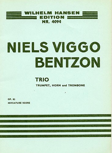 Niels Viggo Bentzon: Brass Trio Op.82 (Score)