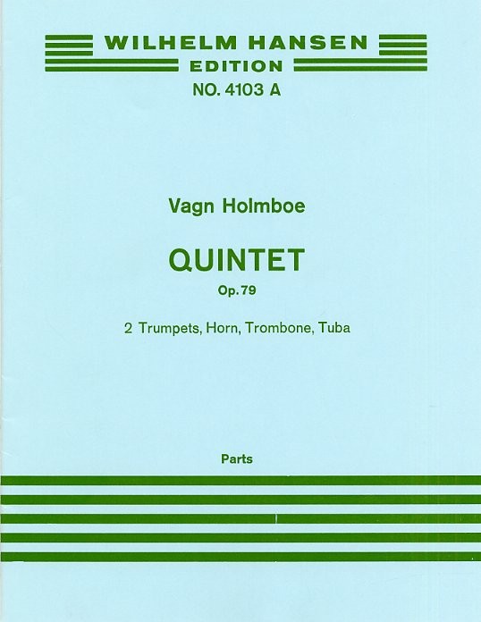 Vagn Holmboe: Brass Quintet Op.79 (Score)
