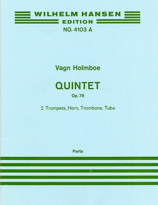 Vagn Holmboe: Brass Quintet Op.79 (Score)