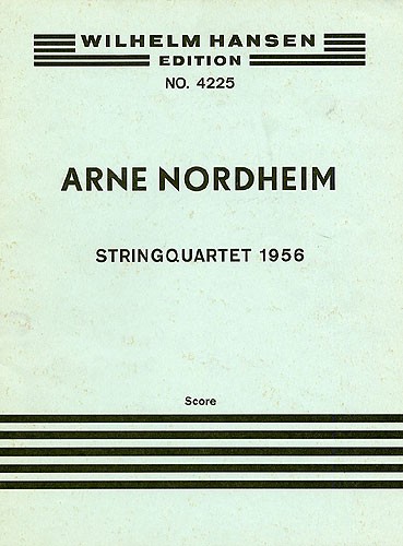 Arne Nordheim: String Quartet (Score)