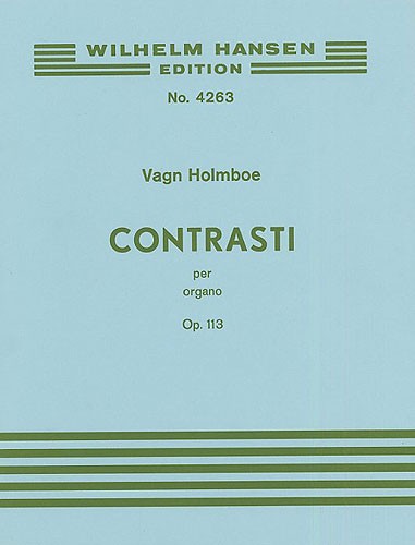 Holmboe: Contrast Per Organo Op.188