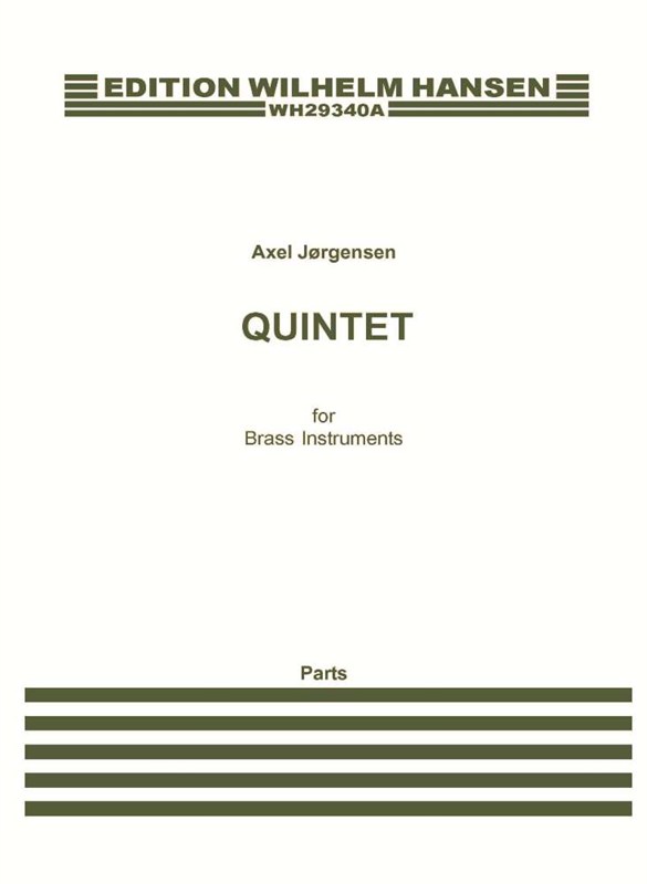 Axel Jørgensen: Quintet For Brass Instruments (Parts)