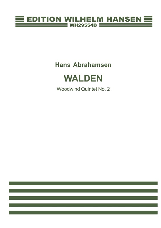 Hans Abrahamsen: Walden - Wind Quintet No 2 (Mini Score)