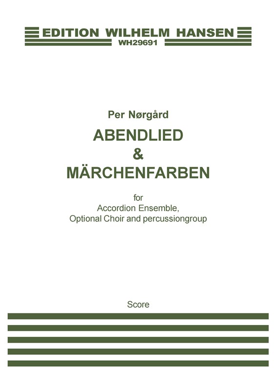 Per Nørgård: Abendlied Und Märchenfarben (Score)