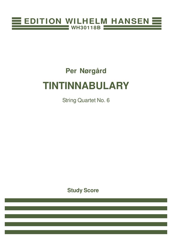 Per Nørgård: String Quartet No.6 'Tintinnabulary' - Score