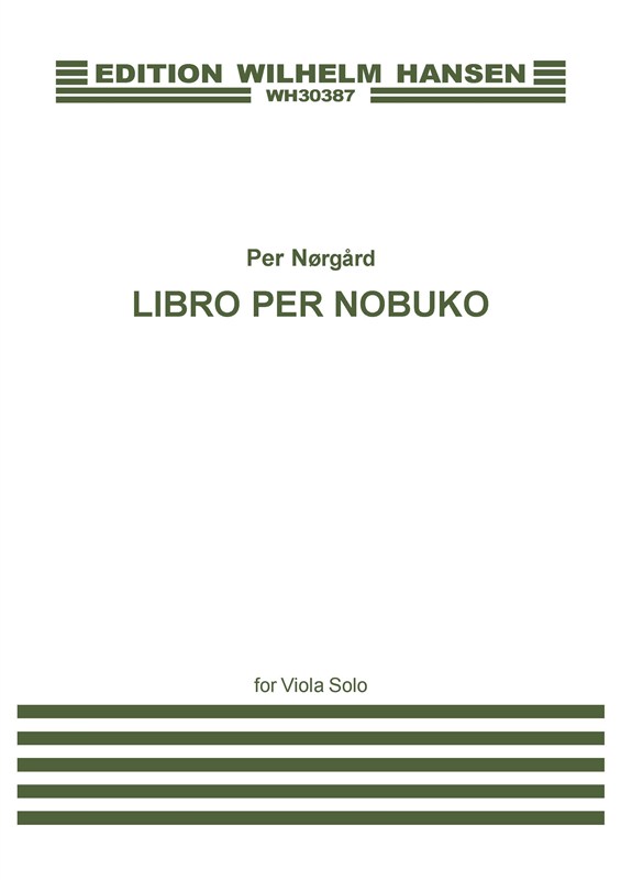 Per Nørgård: Libro Per Nobuko (Viola)