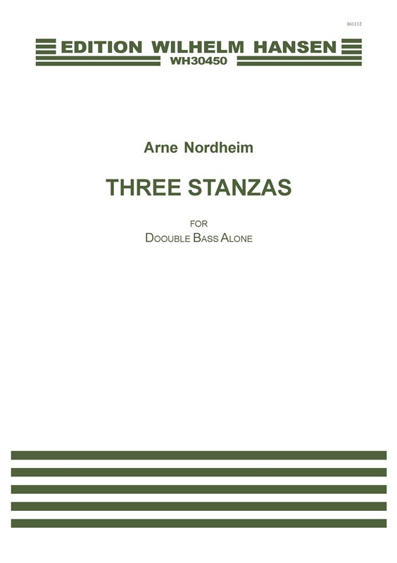 Nordheim Three Stanzas (Solo double bass)