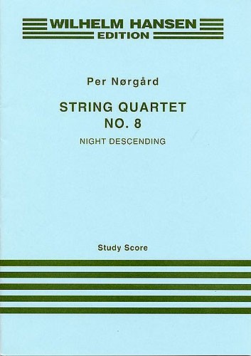Per Nørgård: String Quartet No.8 'Night Descending' (Study Score)