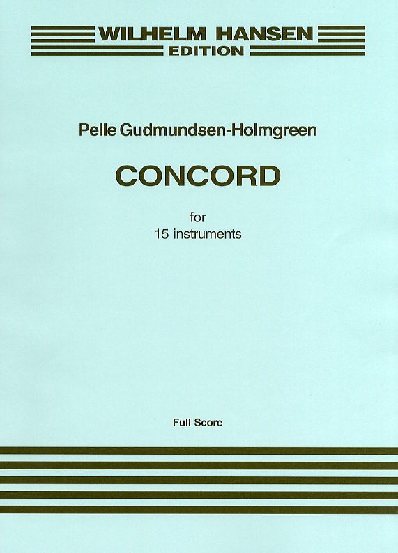 Pelle Gudmundsen-Holmgreen: Concord