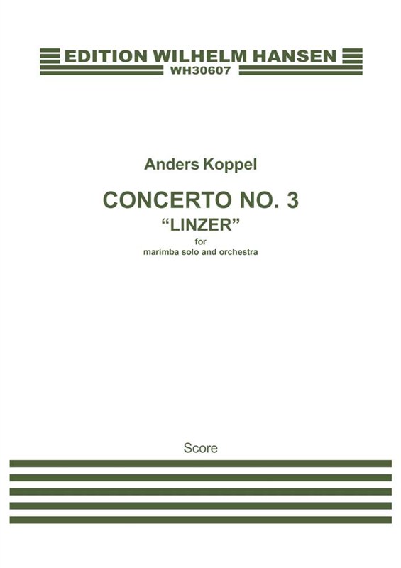 Anders Koppel: Concerto No.3 - Linzer (Score)