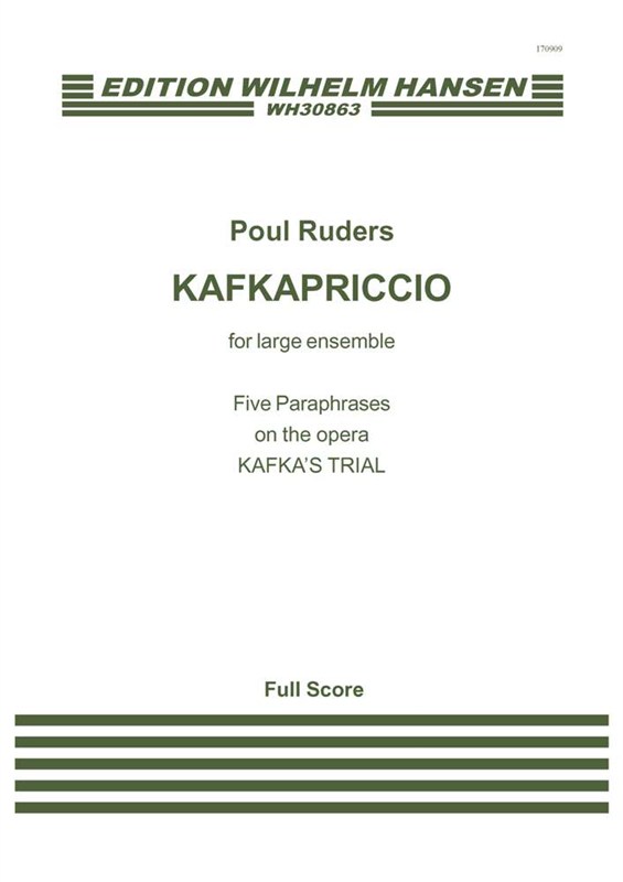Poul Ruders: Kafkapriccio for Large Ensemble (Full Score)