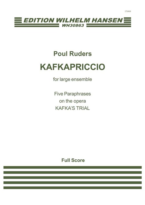 Poul Ruders: Kafkapriccio for Large Ensemble (Full Score)