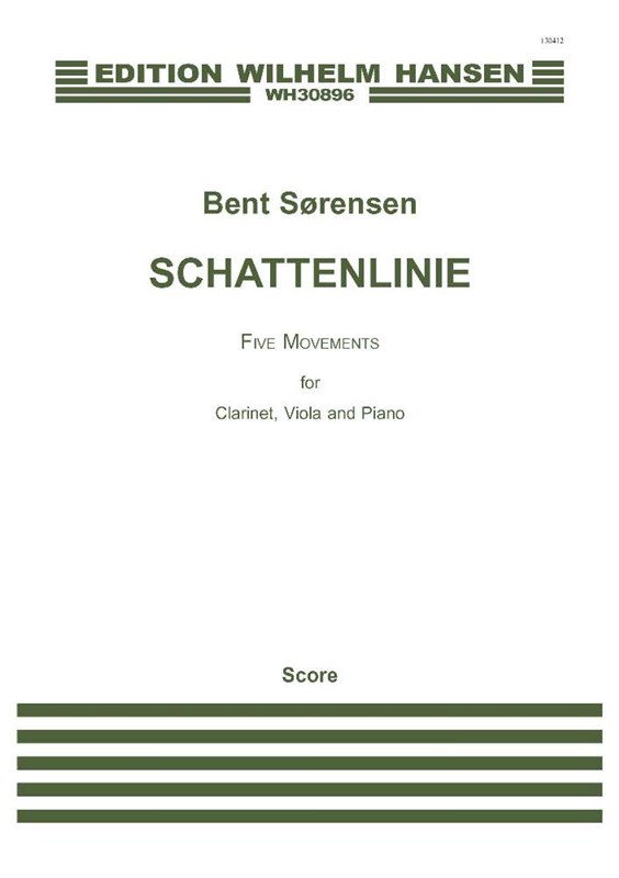 Bent Srensen: Schattenlinie (Score & parts)