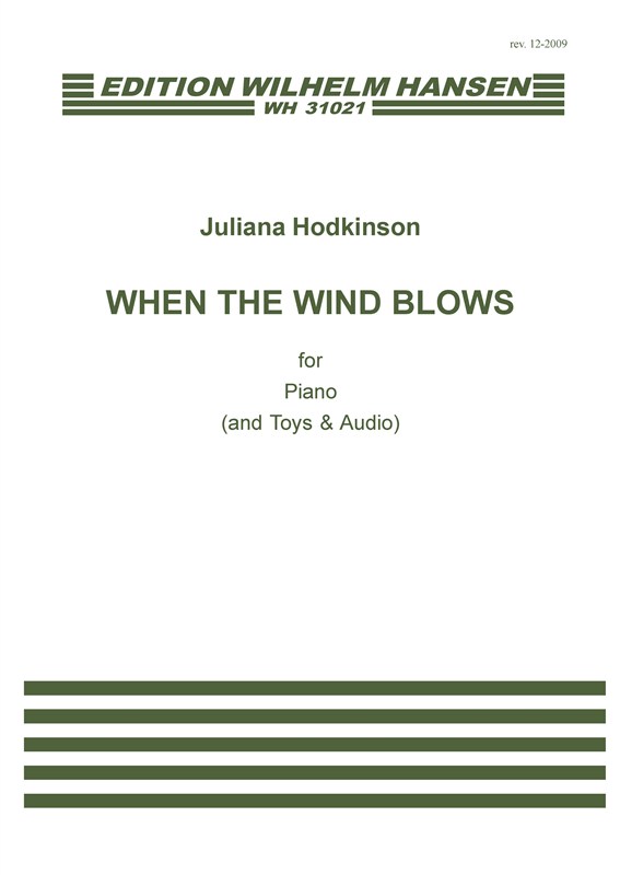 Juliana Hodkinson: When The Wind Blows (score)