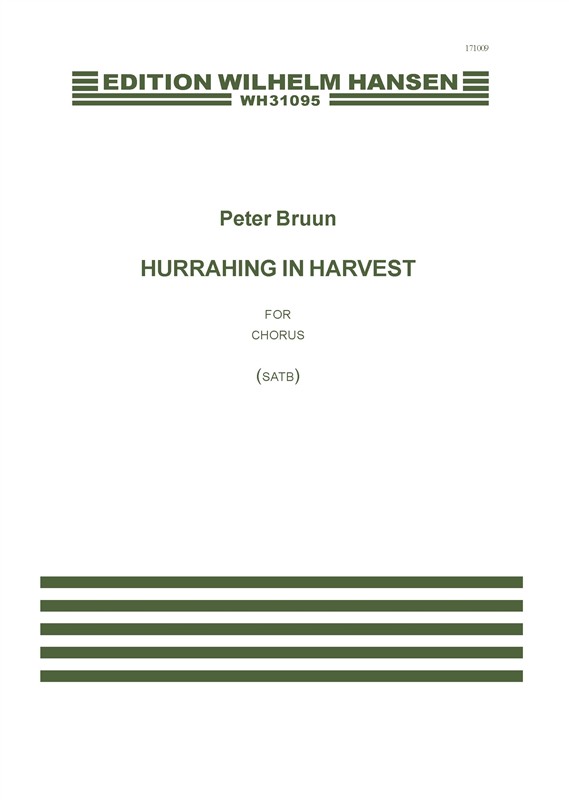 Peter Bruun: Hurrahing In Harvest (SATB)